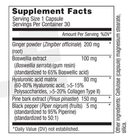 Joint Genesis Supplement facts