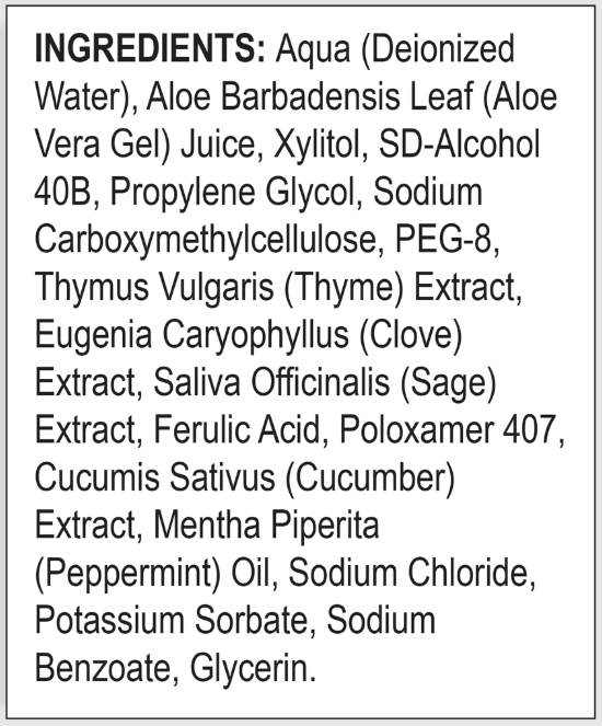 ProXental Supplement Fact